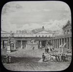 Glass Magic Lantern Slide SOUTH END OF THE FORUM C1900 ITALY POMPEII ?