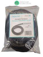 5 Metres Of Flexible Grommet Strip Black For Use With Consumer Units & Boxes