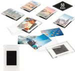50 x Blank Fridge Magnets Clear Acrylic Insert Magnets Photos Pictures 7x4.5cm 