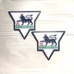 2 X EPL  Patch 1993-1996 Football Badge Players Size