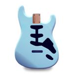 Stratocaster Guitar Body SSS – Sonic Blue Vintage Nitro Satin – 2 Piece American