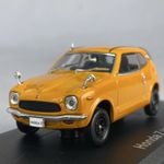 Mini Car Honda Z 1970 Orange 1/43 Scale Box Display Diecast Vol 50