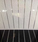 8 Platinum White Sparkle Chrome 8mm Ceiling Panels Wall Cladding PVC Bathroom