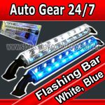 12v Car Van Boat Limousine Home Case Display Flashing White Blue Led Light Tube