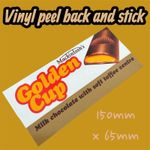 Golden Cup Mackintoshs Vintage Sweet Wrapper Classic Vinyl Sticker 1960s Choc
