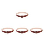 Women Fashion Belt Boho Style Vintage Embroidered Adjustable PU Belt