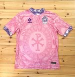 Boreale Away Football Shirt Pink Adults Size L Short Sleeve - Unworn.