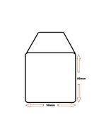 PACK 100 PLASTIC PVC COIN WALLET WALLETS STORAGE ENVELOPES 2" x 2" (50mm x 50mm)