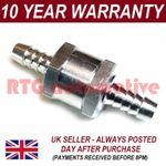 ONE WAY FUEL NON RETURN CHECK VALVE 6 8 10 12 MM PETROL DIESEL OIL WATER BIO