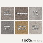 Serenity 17.5mm Deep Saxony Pile Carpet with Action Back, 19.5mm Total Height