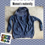 Seraphine Maternity & Babywearing Hoodie 3-in-1 Carrying Panel Navy Blue
