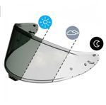 SHOEI NXR2 CWR-F2 X-SPR PRO Photochromatic Visor Transition UV Reactive