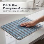Diatomaceous Earth Dish Drainer Mat, Water Absorbent Stone, Quick Dry