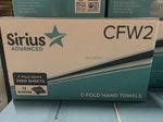 2400 x White C-Fold Paper Hand Towels 2PLY PREMIUM C Fold HTW For Dispenser