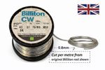 Cored Solder Wire 0.8mm 63/37 Tin Lead RS3 Flux LMP – Cut Per Metre UK