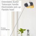 Feather Duster Extra Long 2.8m with Strong Telescopic Pole Microfibre Cleaning