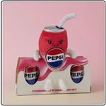 Brand New Pepsi Plush and 2 x Strawberries ‘n’ Cream Pepsi Cans Gift Set