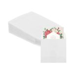 220 Pack Vellum Paper, 2x2 Inch Vellum Jackets Pre-Folded Envelopes