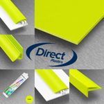 PVC Cladding Lime Gloss Waterproof Sheets & Profiles - Full System