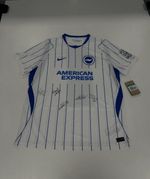 Brighton & Hove Albion American Express Home Shirt Signed Multi Autographs