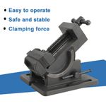 Drill Milling Tilting Vice Drill Press Vice 3"/75mm Table Bench Clamp