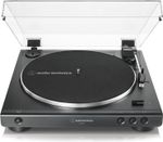 Audio Technica AT-LP60X Fully Automatic Belt-Drive Turntable - Black