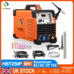 HITBOX 200AMP TIG AC DC Aluminum TIG Welding Machine Digital Inverter TIG Welder