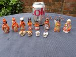 Mexican Pottery Nativity Set - 12 Pieces BUT No Baby Jesus