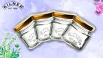 KILNER EST 1842 SET OF 4 MINI JARS WITH LIDS 55ML / 1.68 US FL OZ