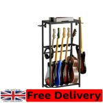 Versatile Guitar Stand for Acoustic, Electric & Bass Instruments - Black Edition