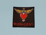 Rock Music Sew / Iron On Embroidered Patch:- Bon Jovi (a)