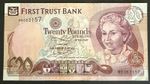 **UK** *NORTHERN IRELAND* **FIRST TRUST BANK £20 NOTE** **MB363157** **2007**