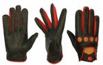  Genuine Real Men's Classic Soft Leather Chauffeur Driving Gloves Reverse Stitch