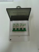 2 Way Garage,shed, Mini Consumer Unit 63A isolation switch and  2 MCB's 