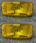 2 Hella Talmu Yellow Bumper DRL/Fog/Marker Lamps Mercedes Scania DAF MAN Trucks