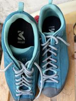 Millet MIG 1368 Teal Women's Friction Approach Shoes Vibram Uk7 Barely Used