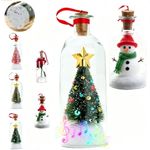 Christmas Tree Message in a Bottle Recordable Message Bottle Christmas Gifts