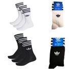 Adidas Socks Mens Women 3 Stripes Crew Cotton Sports Gym Trainers Casual