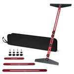 Stair Tread Template Tool - Jig Accurately Measuring Angle Length  (Red-Gray)