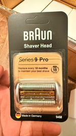 Braun 94M Series 9 Pro Electric Shaver Head Replacement Foil Cutter Original