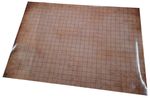 20" × 30" Tan Parchment Battle Mat – 1" Grid | Dry-Wipe PVC | D&D / RPG Map