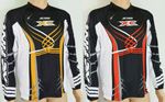 HEBO XC-TING TRIALS EVOLUTION 3 JERSEY SHIRT TOP RED WHITE / BLACK GOLD enduro