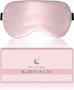 Aosun Silk Sleep Mask, Eye Mask, 22Momme 100 Percent Pure Mulberry Silk Blackout