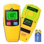 Handheld 5in1 Stud Finder with Metal Wood Cable Pipe and Live Wire Detection New