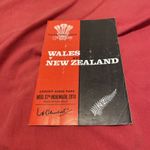 1974 WALES XV V NEW ZEALAND ALL BLACKS TOUR RUGBY UNION PROGRAMME