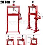 Hydraulic Shop Press 20Ton Tonne Bench Mount Pressure Gauge Workshop Jack Garage