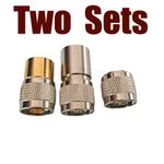 2 Sets 3pcs N-Type OSL Calibration Kit Open Short 5W Dummy Load DC-6GHz SWR VNA
