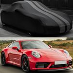 For Porsche 911 996 928 Satin Stretch Car Cover Indoor Dustproof Anti-Scratch