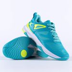 Gilbert Netball Shoe - Impact Shoes / Trainers Aqua - Size  6-11 - Free p&p