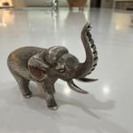 HEAVY 85 g STERLING SILVER AFRICAN ELEPHANT FIGURE ANIMAL